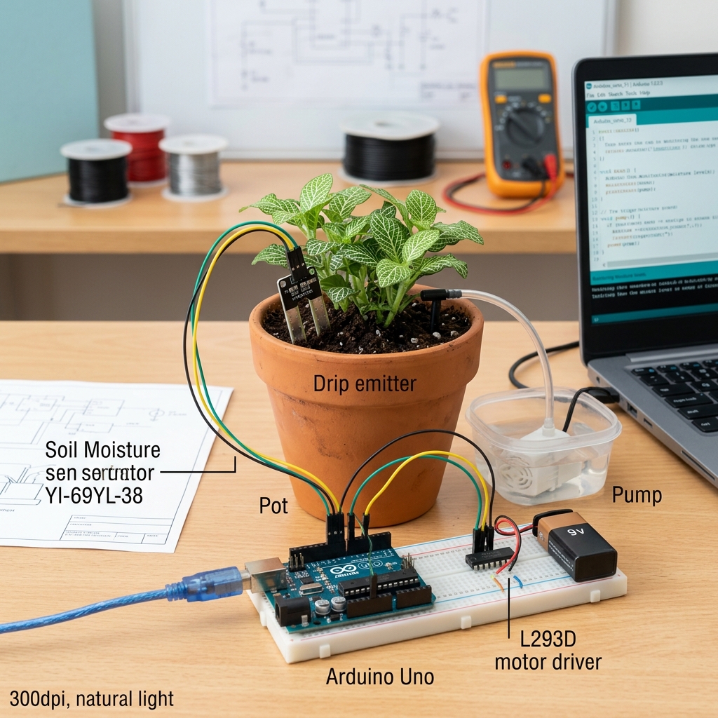 Automated Smart Plant Irrigation System