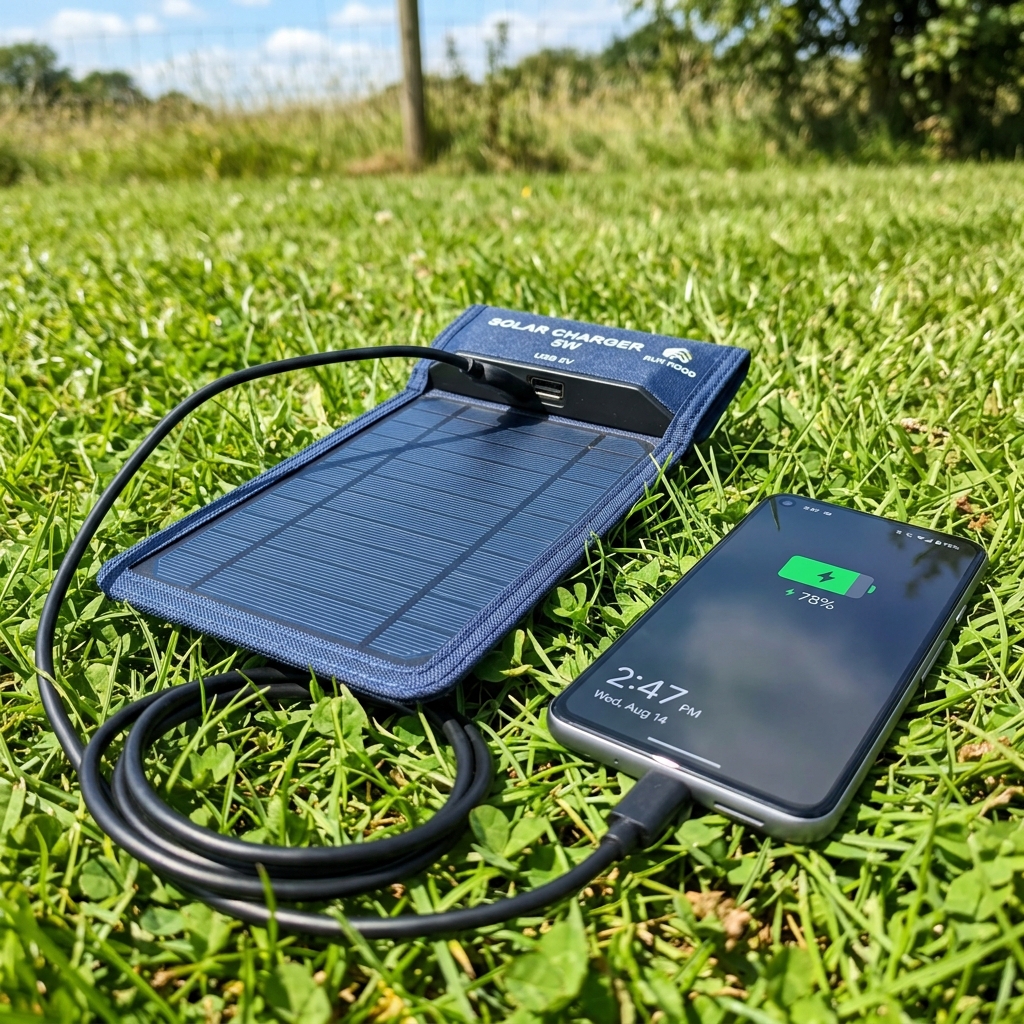 Renewable Solar-Powered USB Charger